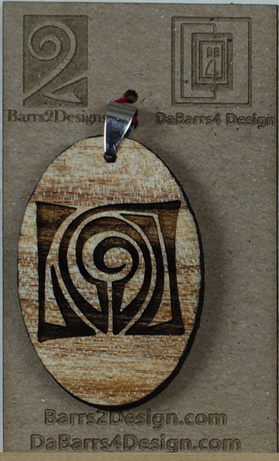 Wooden Pendant - 49