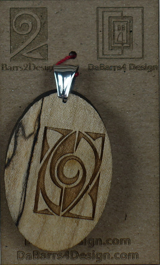 Wooden Pendant - 51-1