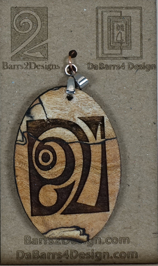 Wooden Pendant - 10-1