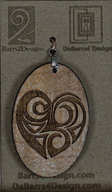 Wooden Pendant - 11-7