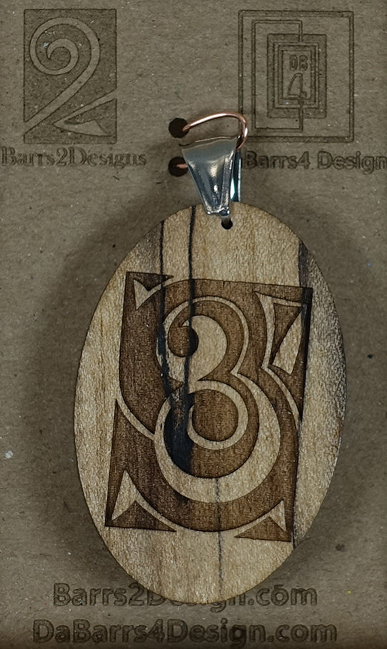 Wooden Pendant - 12