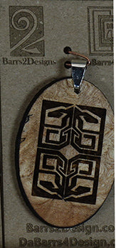 Wooden Pendant - 13-8