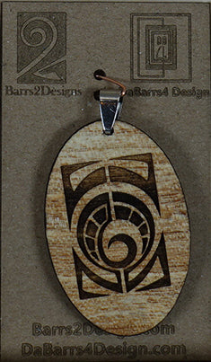 Wooden Pendant - 15-4