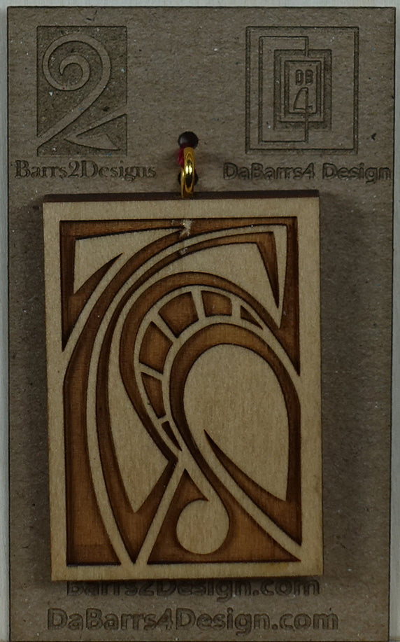 Wooden Pendant - 41