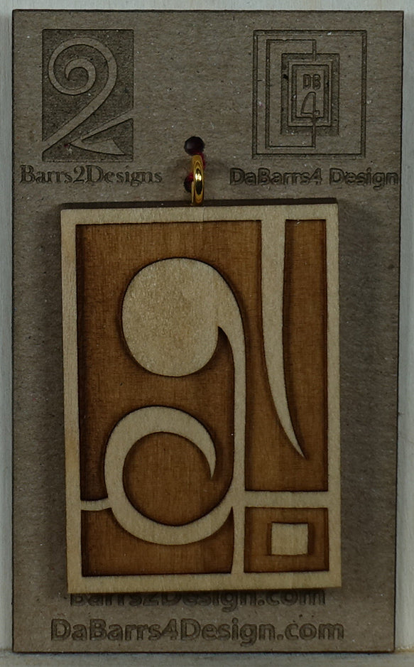 Wooden Pendant - 28