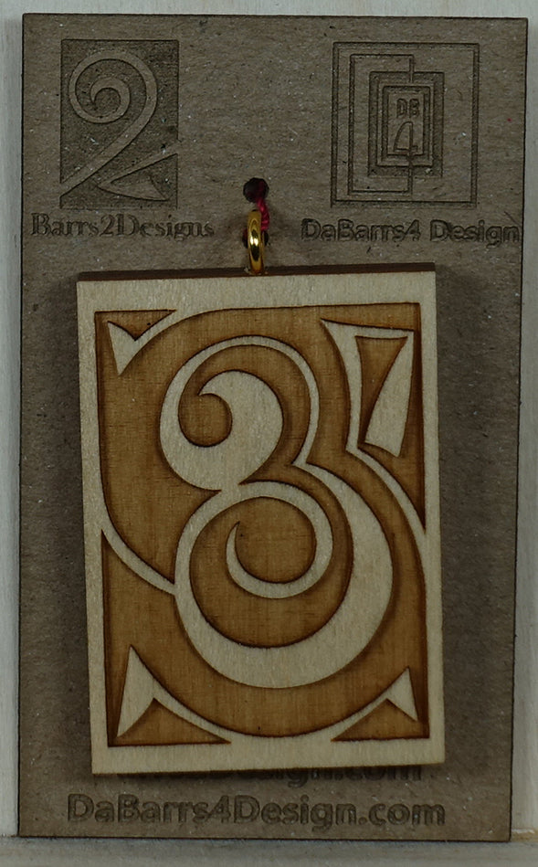 Wooden Pendant - 29