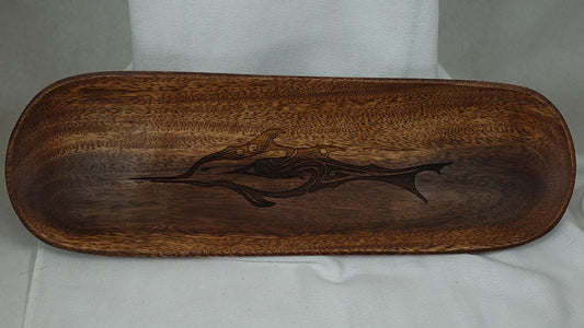 Modern Geometric designs lasered engraved on Home Goods