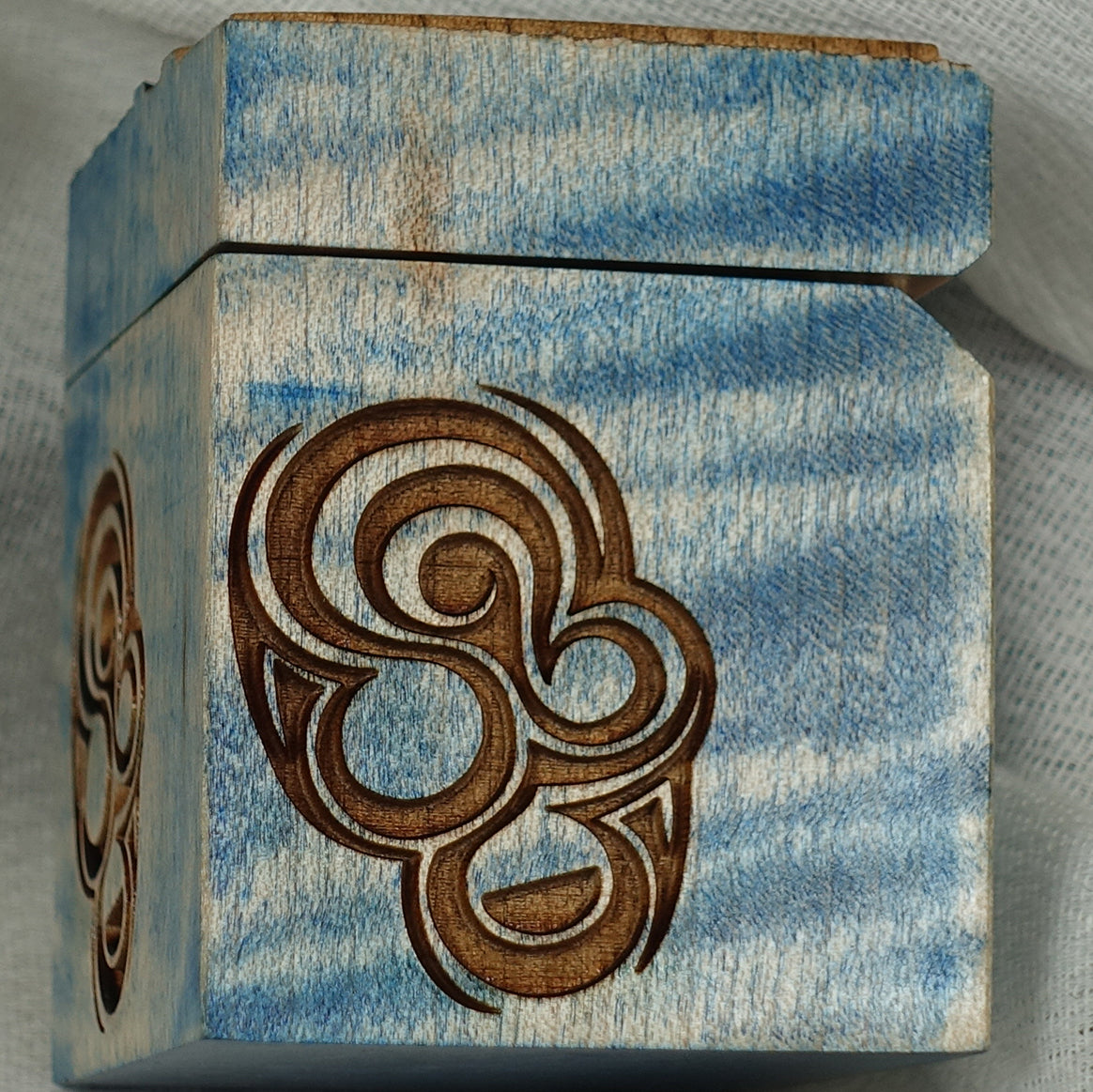 Tiger Maple Ring Box, Box -11