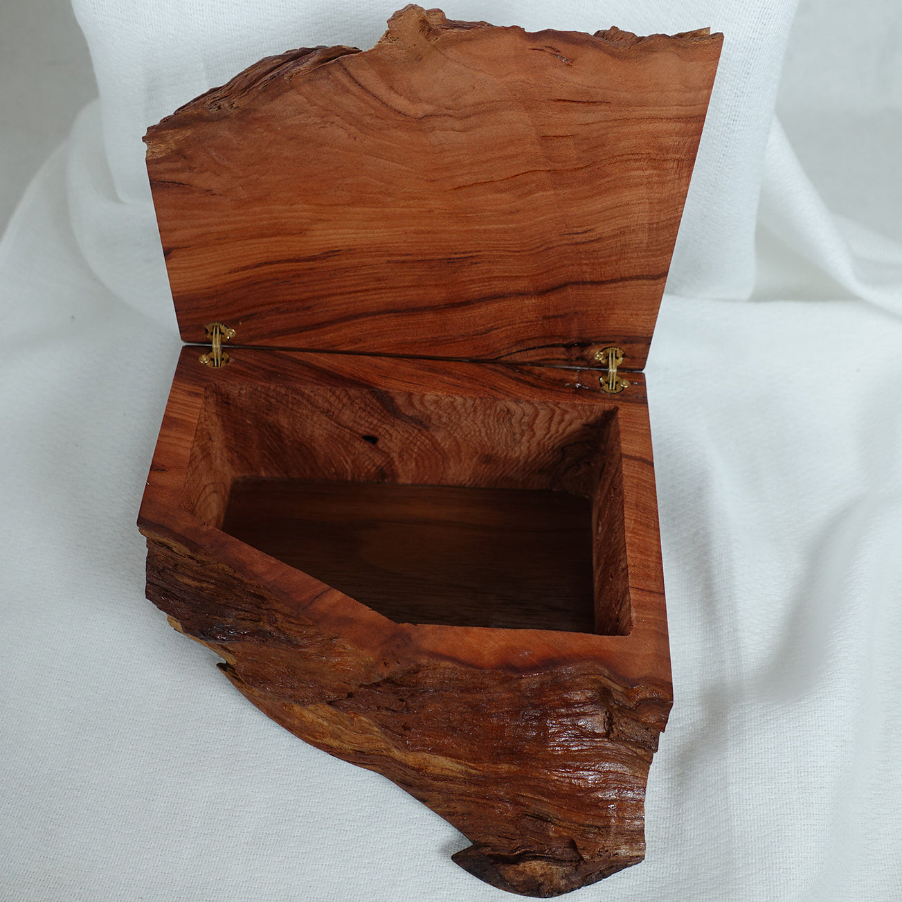 Redwood Keepsake Box with Geometric Design, Box - 17
