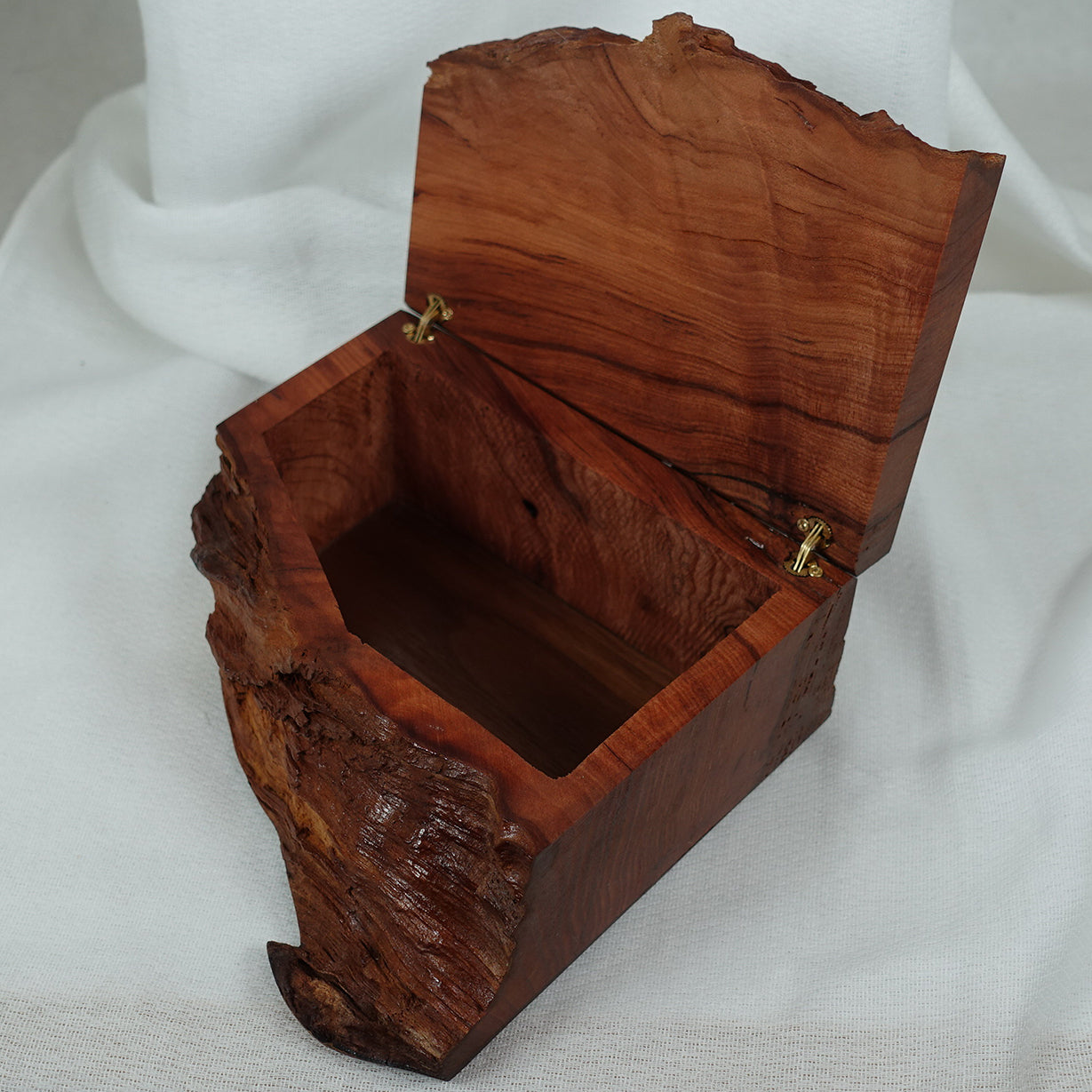 Redwood Keepsake Box with Geometric Design, Box - 17