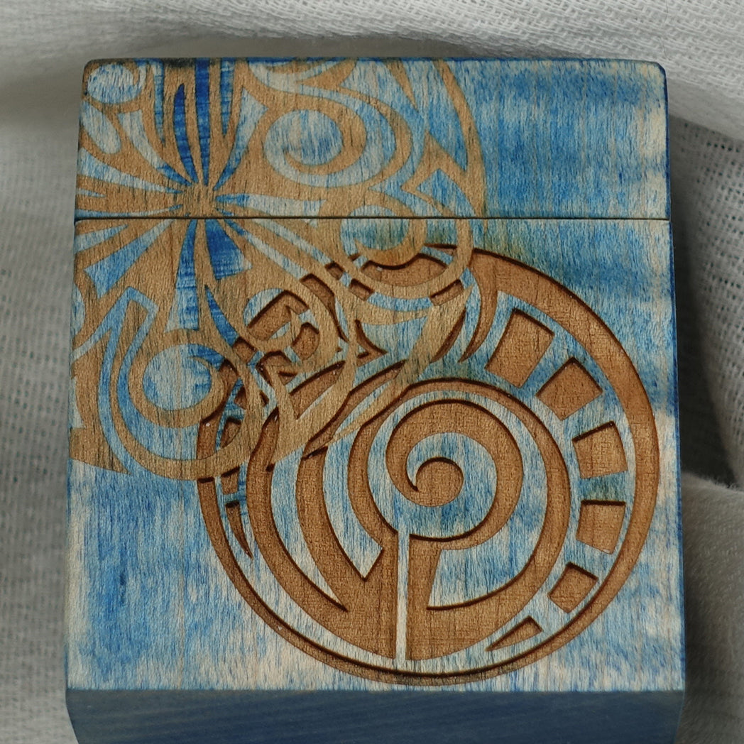 Tiger Maple Ring Box, Box - 4