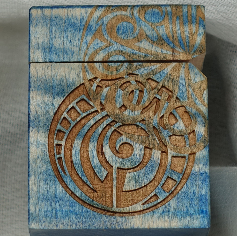 Tiger Maple Ring Box, Box - 4