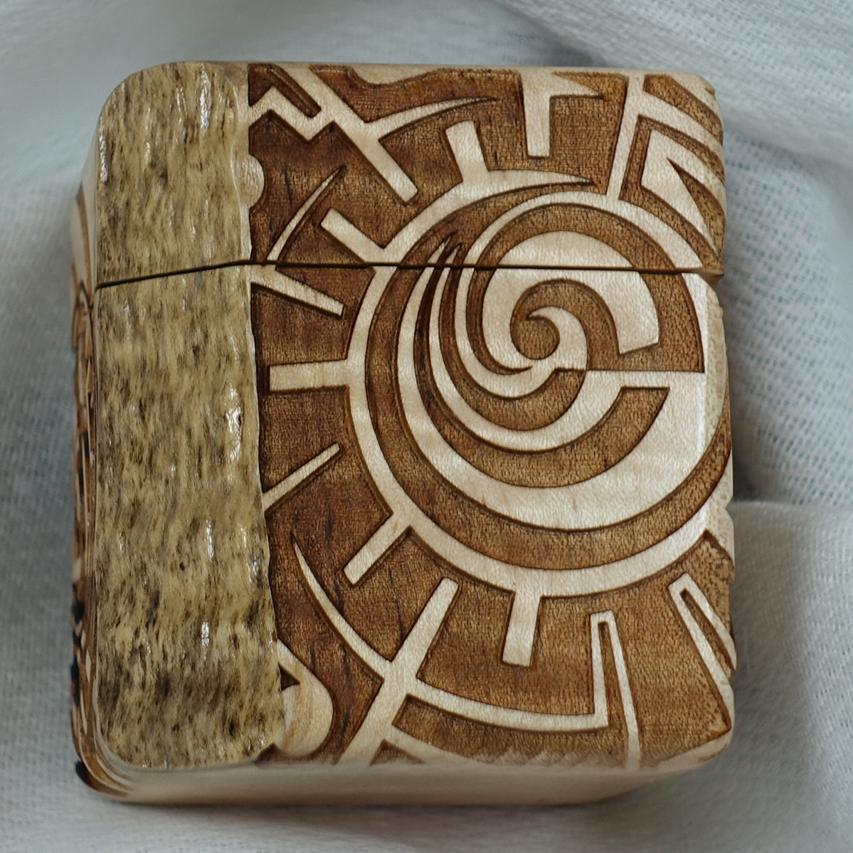 Tiger Maple Ring Box, Box - 5