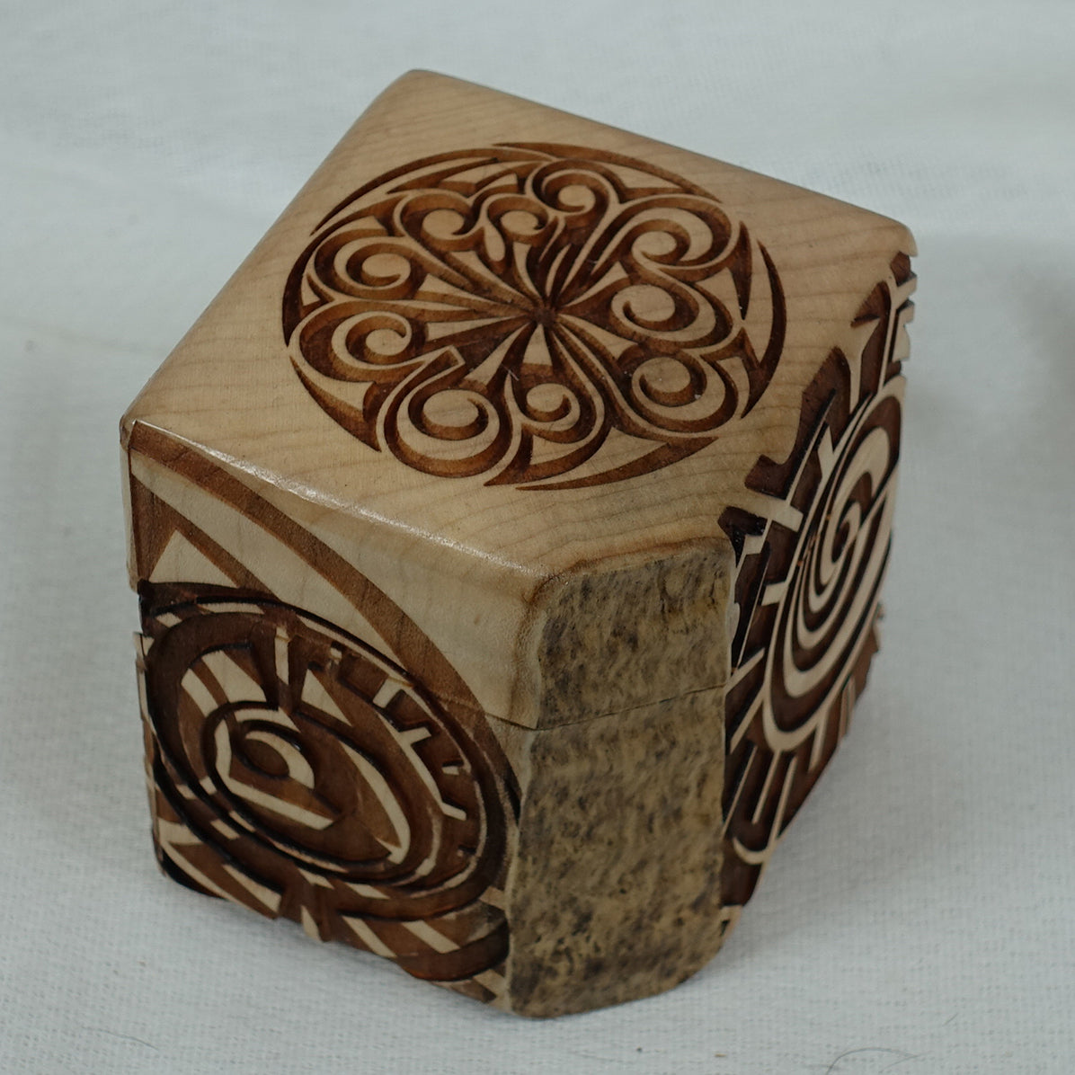 Tiger Maple Ring Box, Box - 5