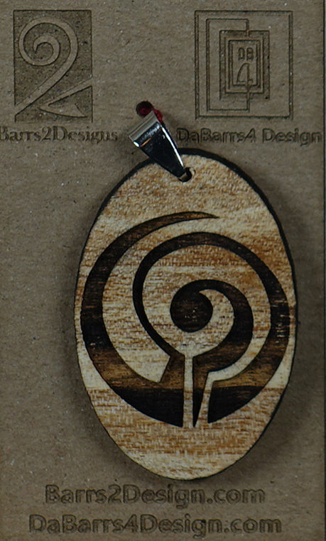 Wooden Pendant - 151-4