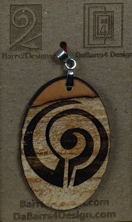 Wooden Pendant - 151-6