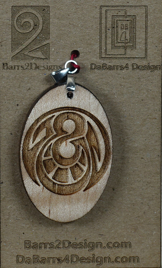 Wooden Pendant - 160-1