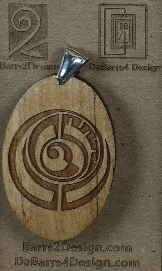 Wooden Pendant - 162