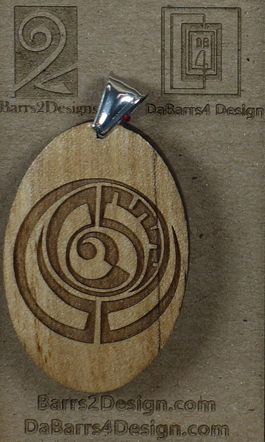 Wooden Pendant - 162