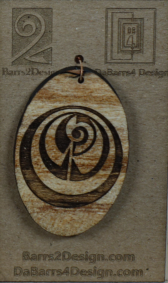 Wooden Pendant - 163-2