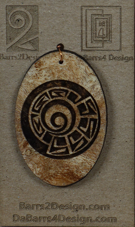 Wooden Pendant - 164