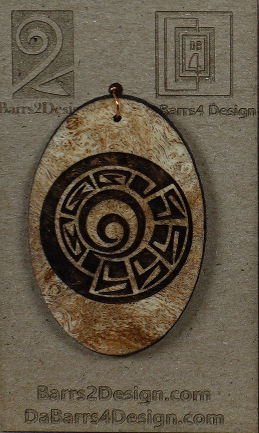 Wooden Pendant - 164