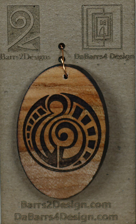 Wooden Pendant - 165-1