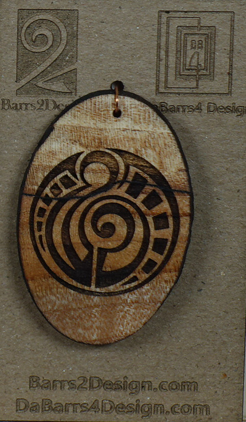 Wooden Pendant - 165-11