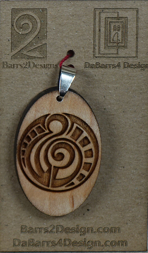 Wooden Pendant - 165-2