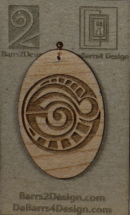 Wooden Pendant - 165-6