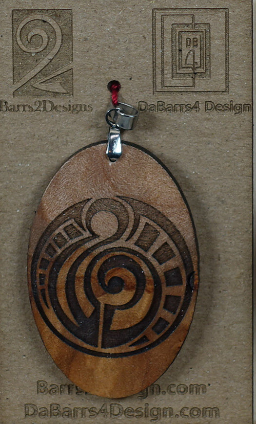 Wooden Pendant - 165-7