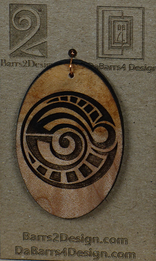 Wooden Pendant - 165-9