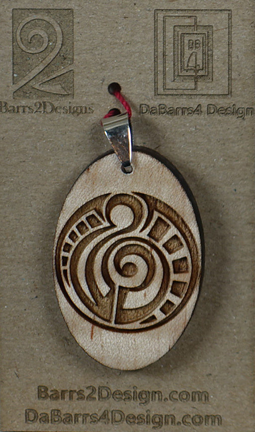 Wooden Pendant - 165