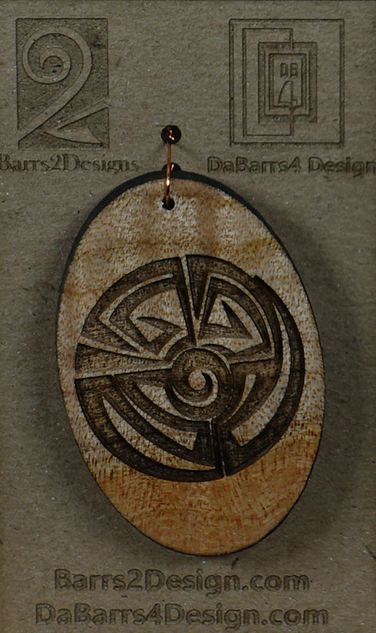 Wooden Pendant - 167