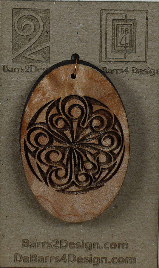 Wooden Pendant - 168-1
