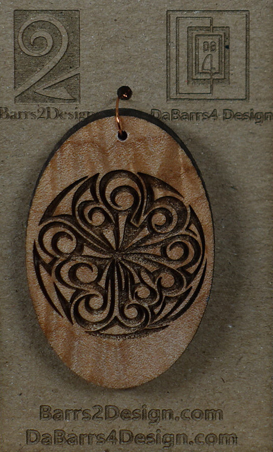 Wooden Pendant - 168-3