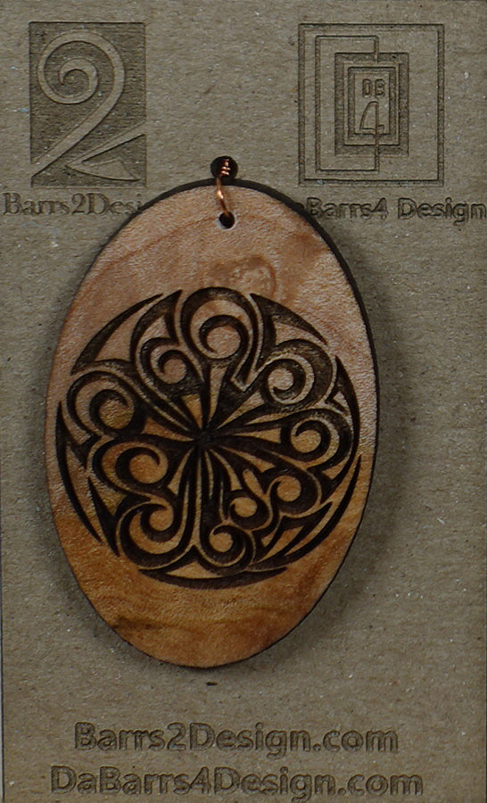 Wooden Pendant - 168