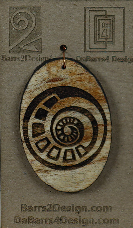 Wooden Pendant - 153-1