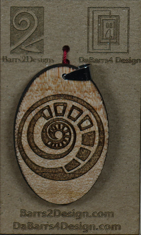 Wooden Pendant - 153-2