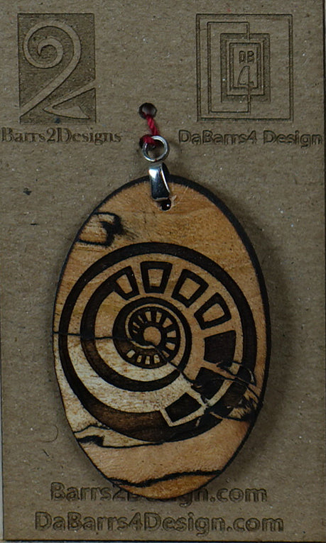 Wooden Pendant - 153-4