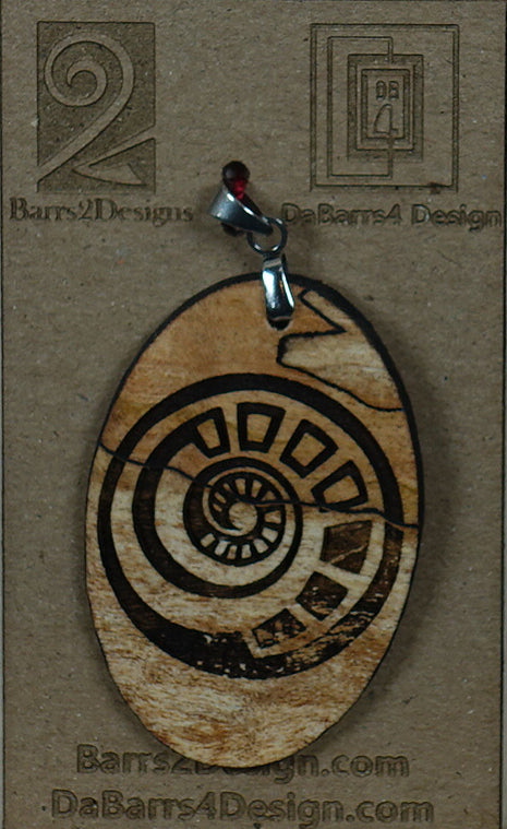 Wooden Pendant - 153-5