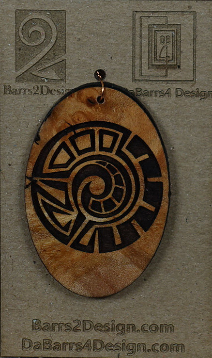 Wooden Pendant - 154-1