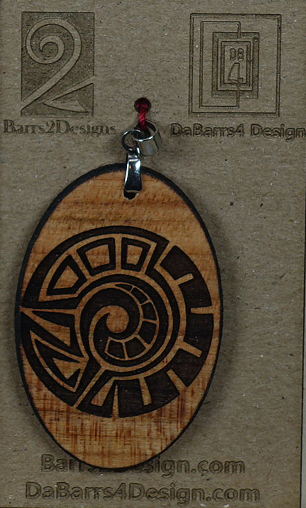 Wooden Pendant - 154-2