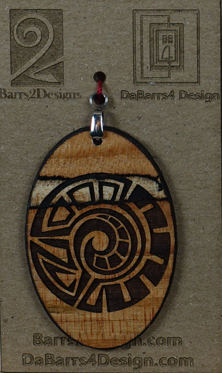 Wooden Pendant - 154-4
