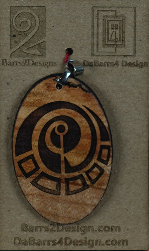 Wooden Pendant - 155-1