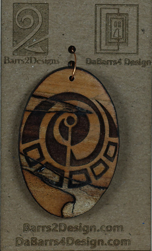Wooden Pendant - 155-4