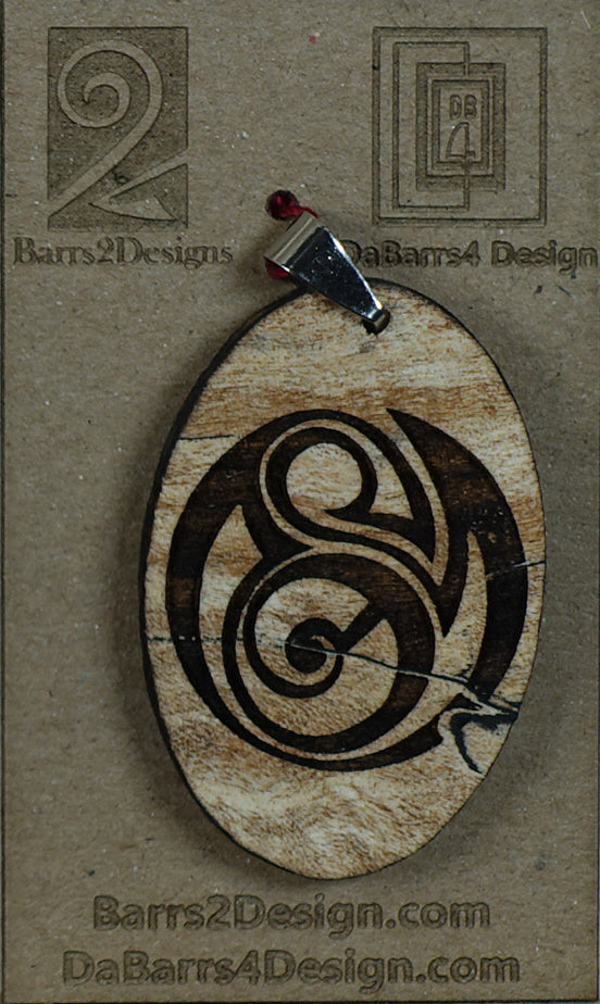 Wooden Pendant - 156-2