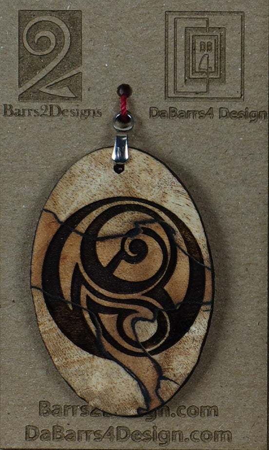 Wooden Pendant - 156-3