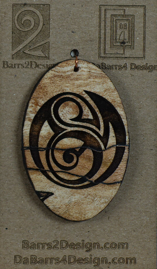 Wooden Pendant - 156-5