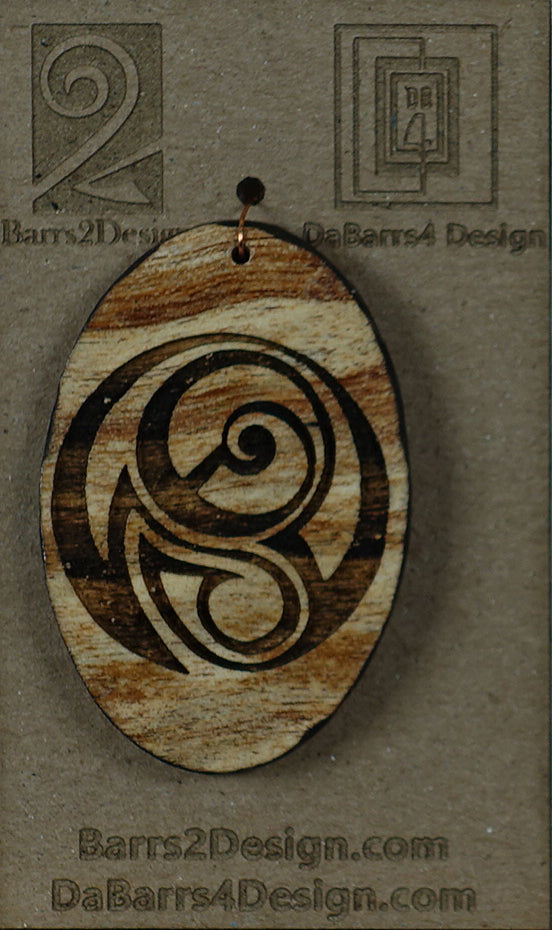 Wooden Pendant - 156-6